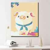 Painting by Numbers Pictures Little Pig